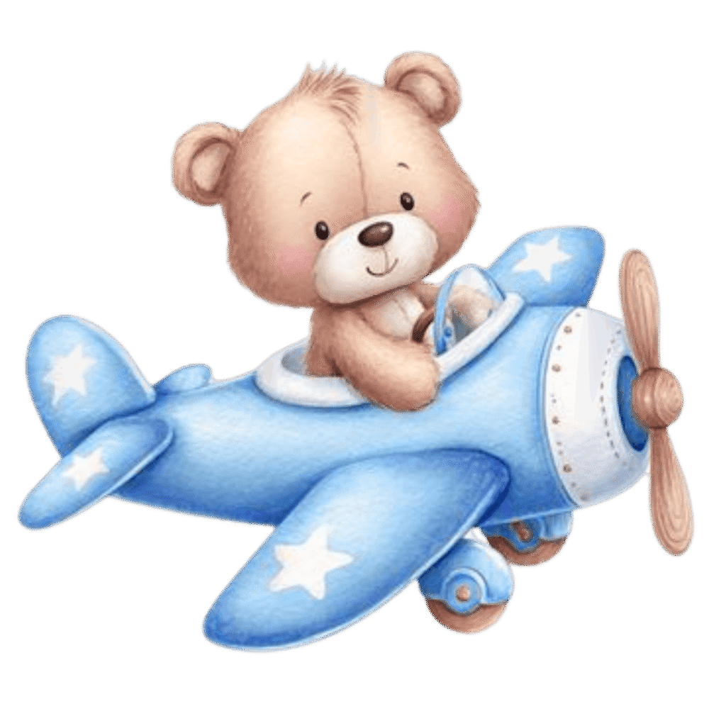 oso en avion